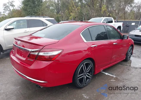 2016 Honda Accord Sport из США, поврежденный, VIN 1HGCR2F53GA127493